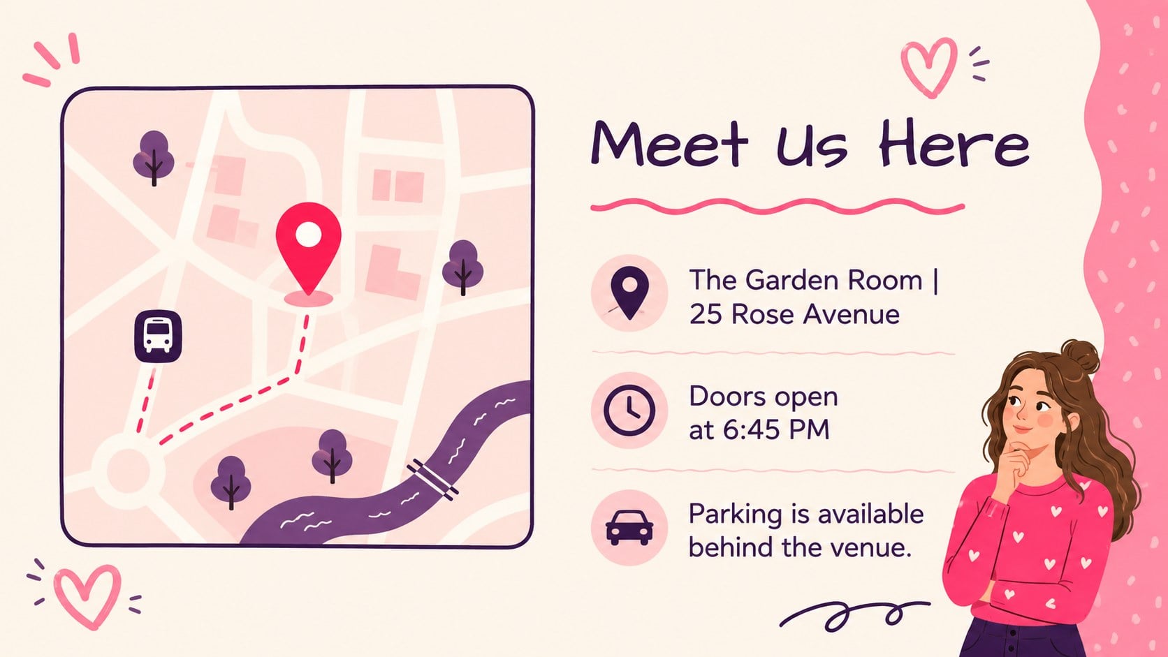 Chic Valentine Celebration Invite Suite presentation template, slide 14