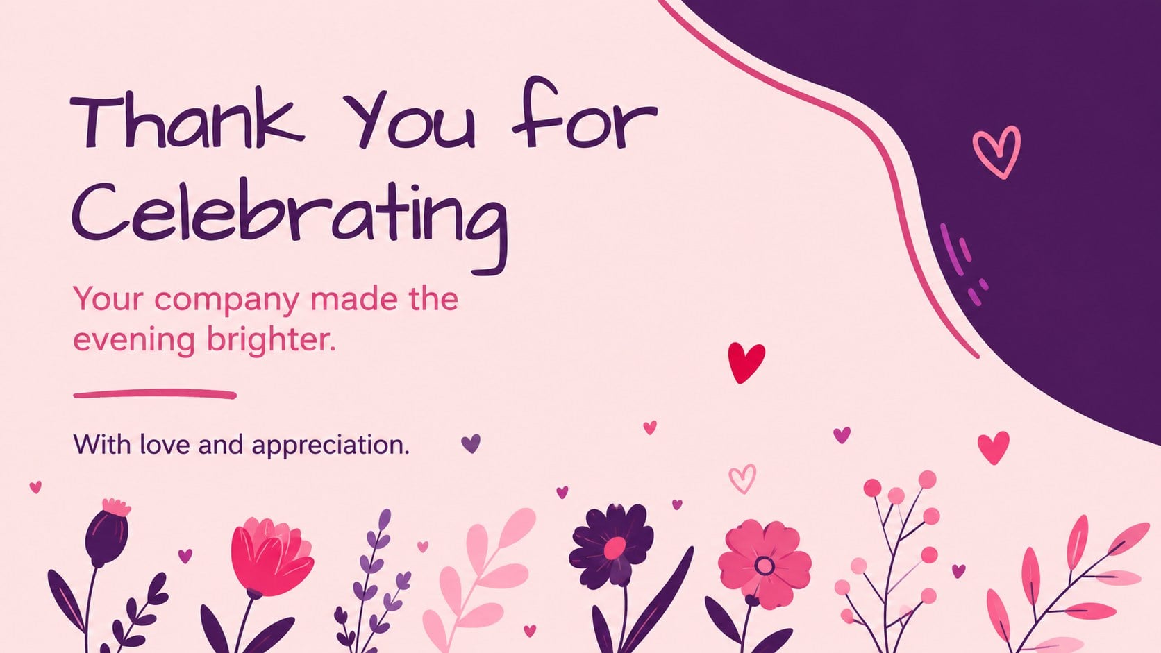 Chic Valentine Celebration Invite Suite presentation template, slide 15