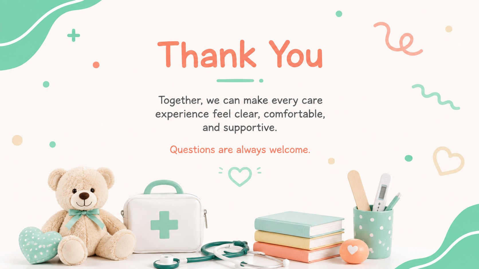 Child-Friendly Clinic Introduction Deck presentation template, slide 15