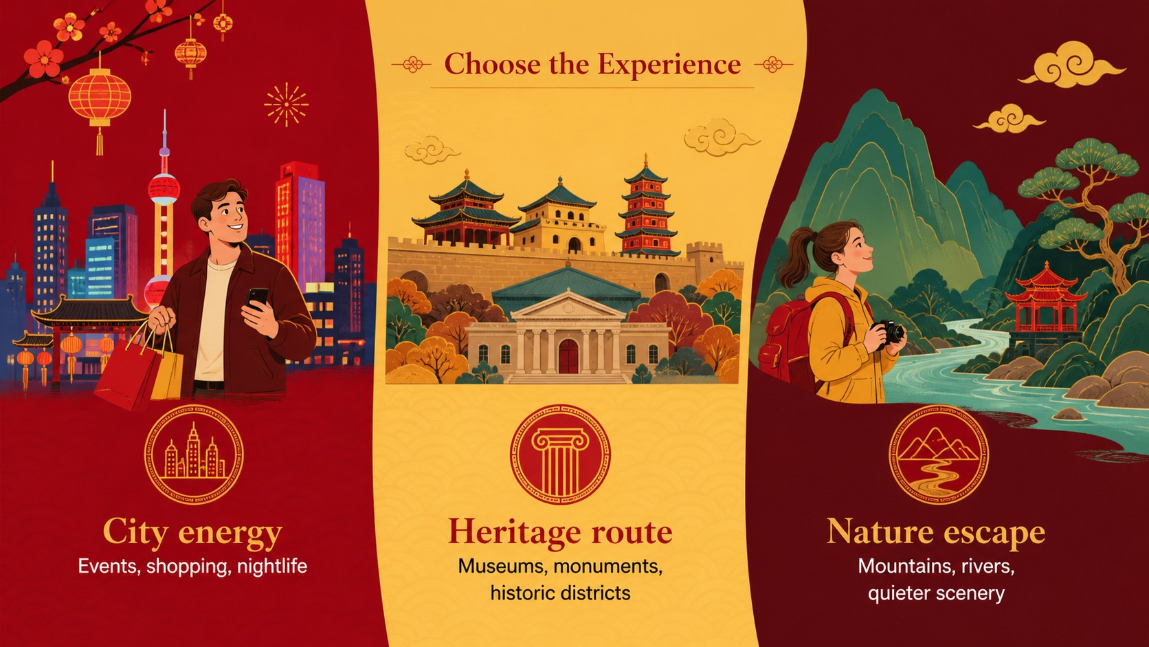 China National Day Holiday Culture Deck presentation template, slide 10