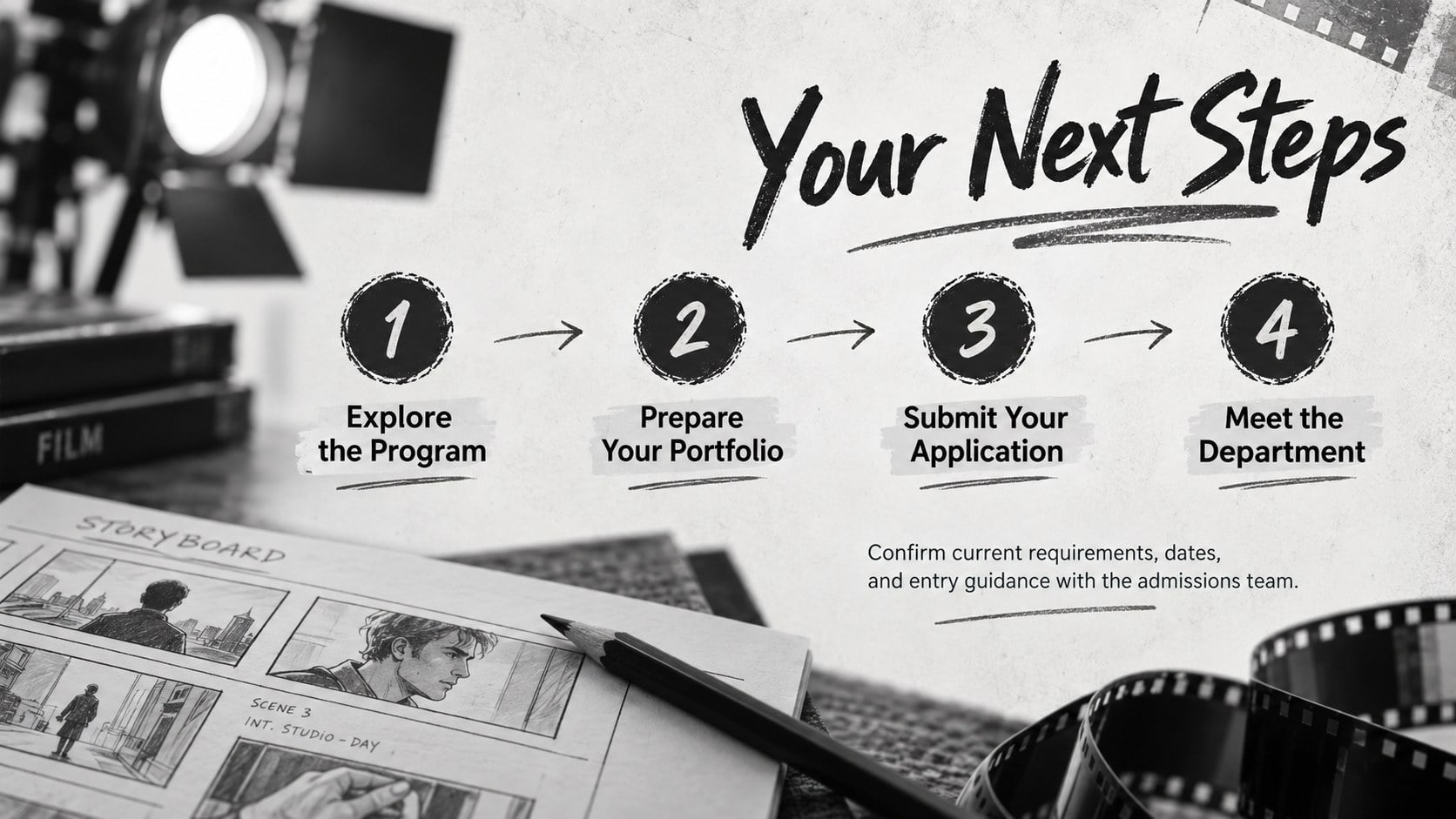 Cinematic Studies Degree Pitch Deck presentation template, slide 12