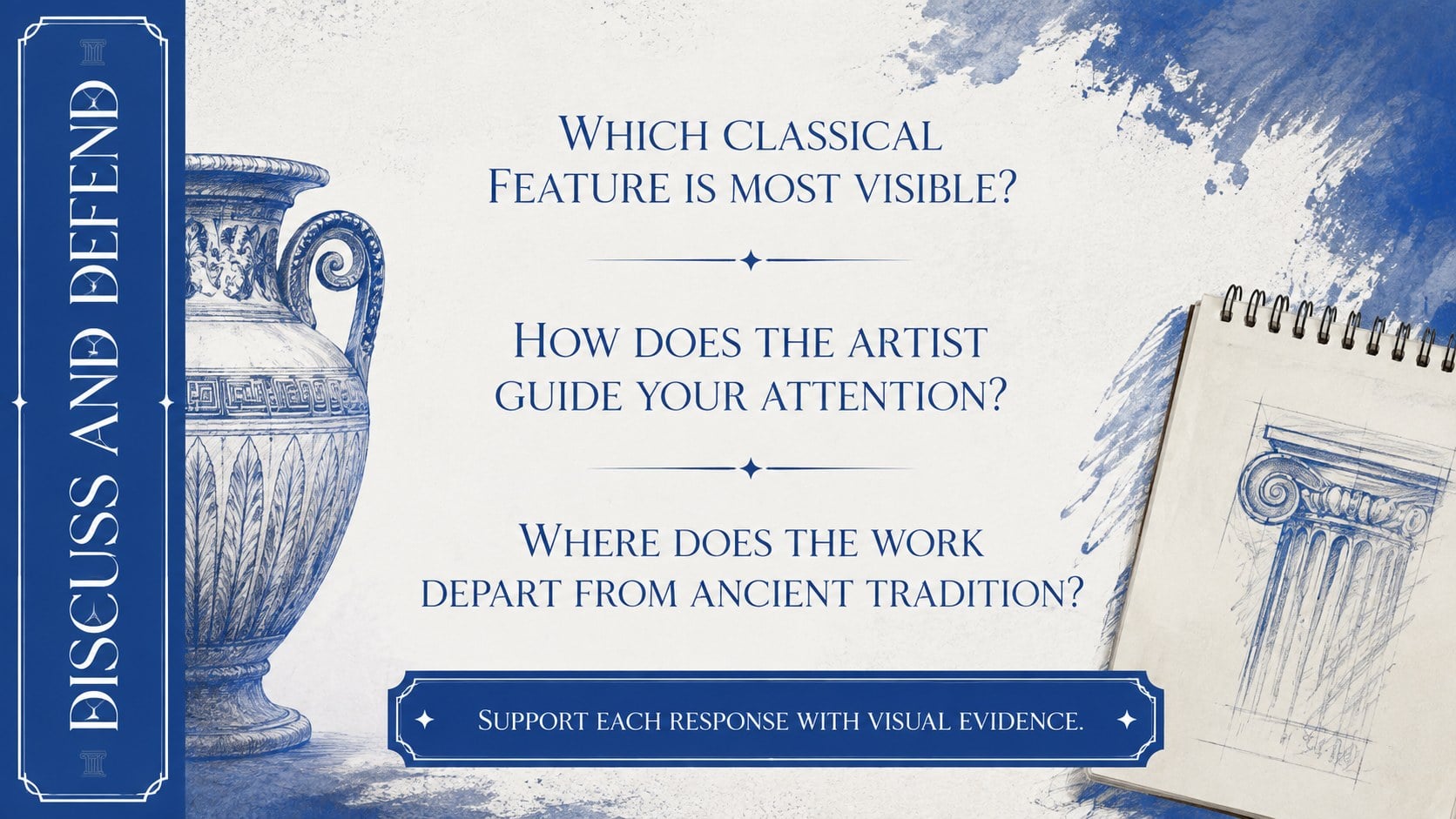 Classical Renaissance Masterpieces Deck presentation template, slide 11