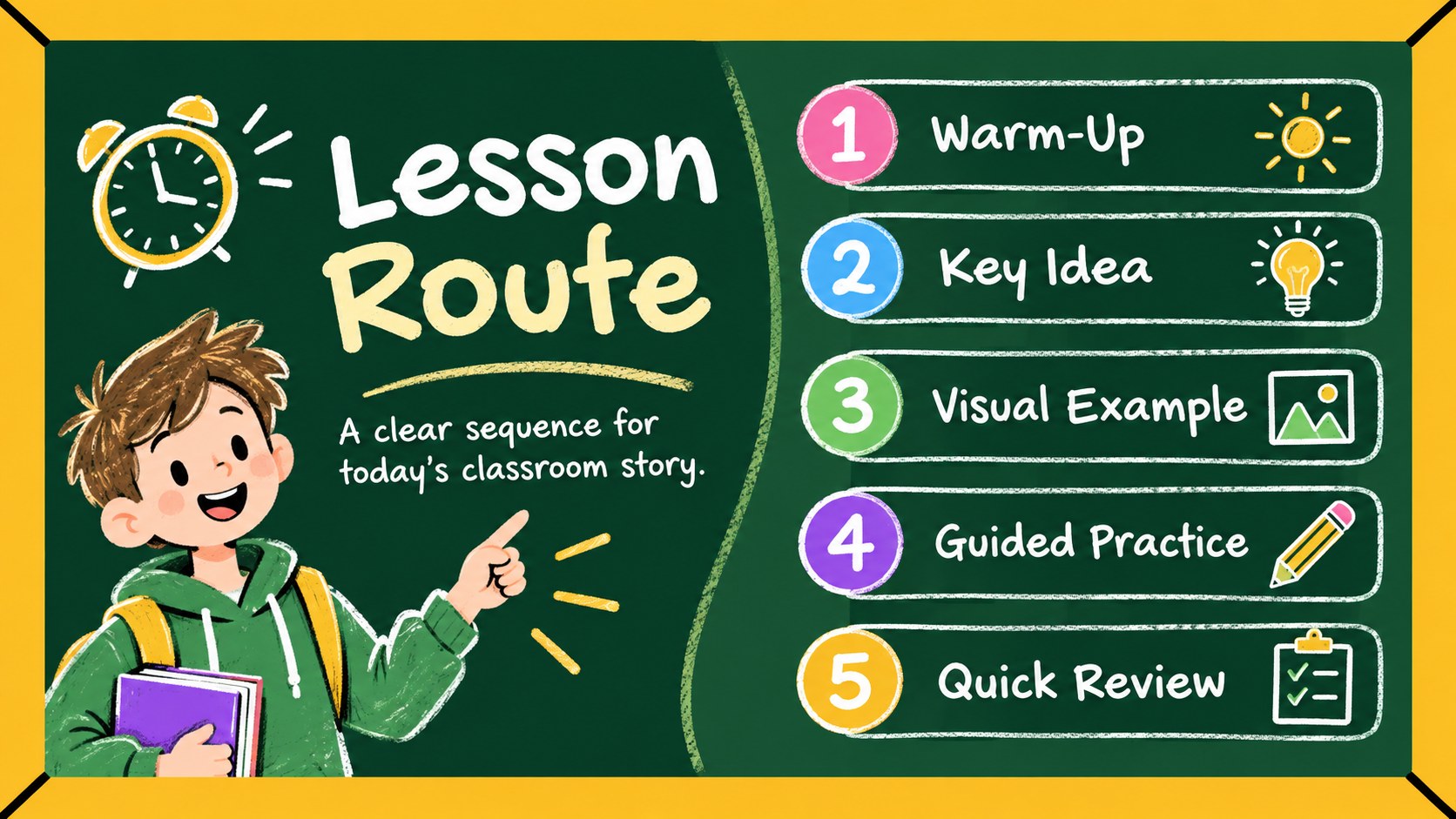 Classroom Chalkboard Visual Data Deck presentation template, slide 13