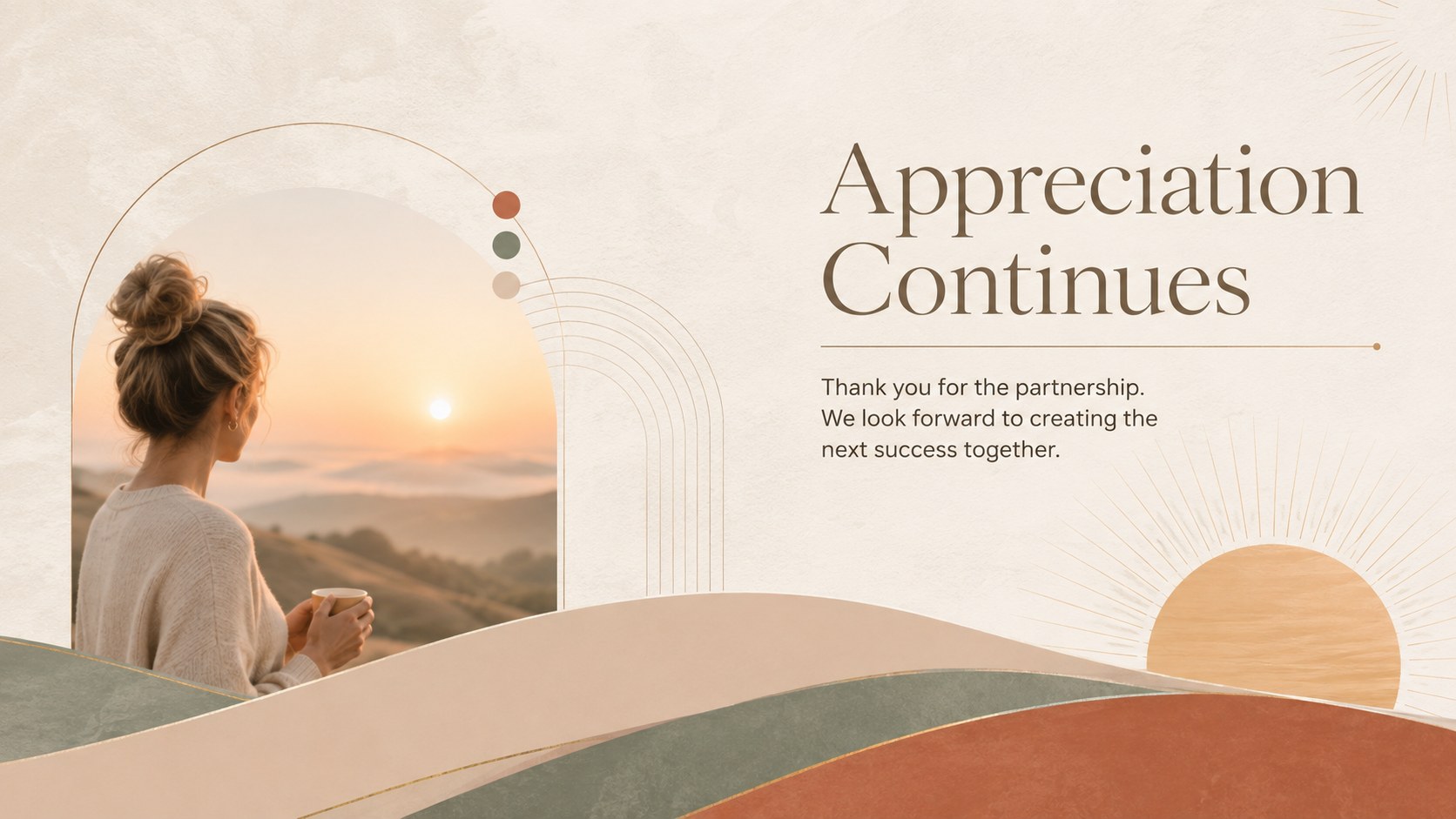 Client Appreciation Closing Deck presentation template, slide 13