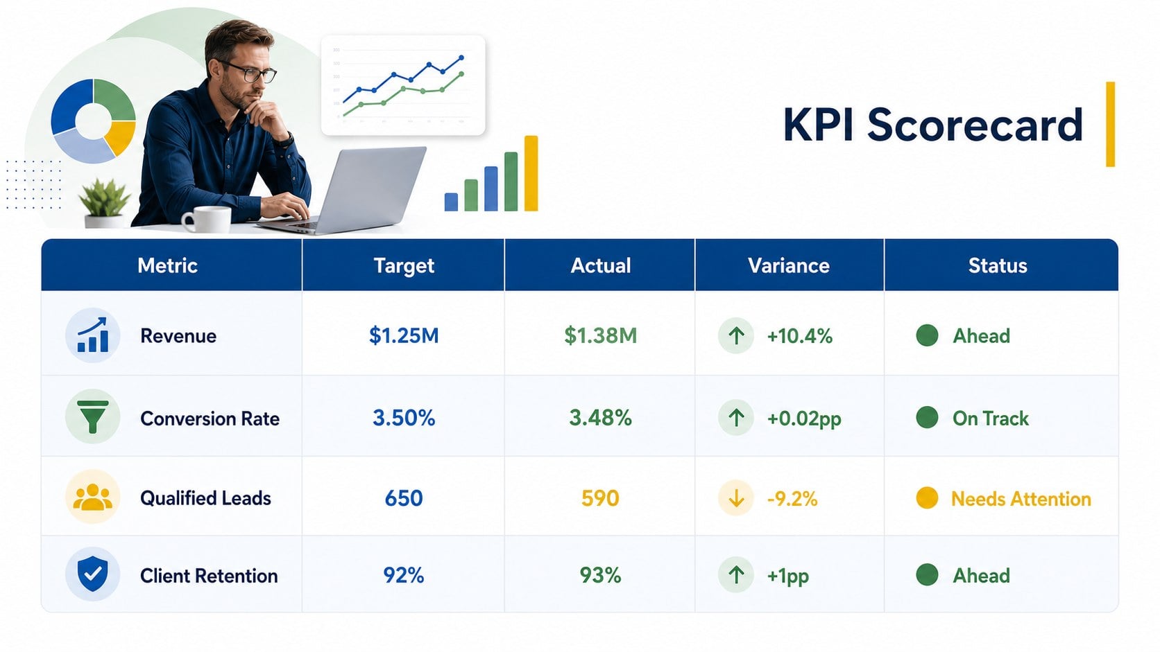 Modelo de apresentação Avaliação de Desempenho com Clientes, slide 4