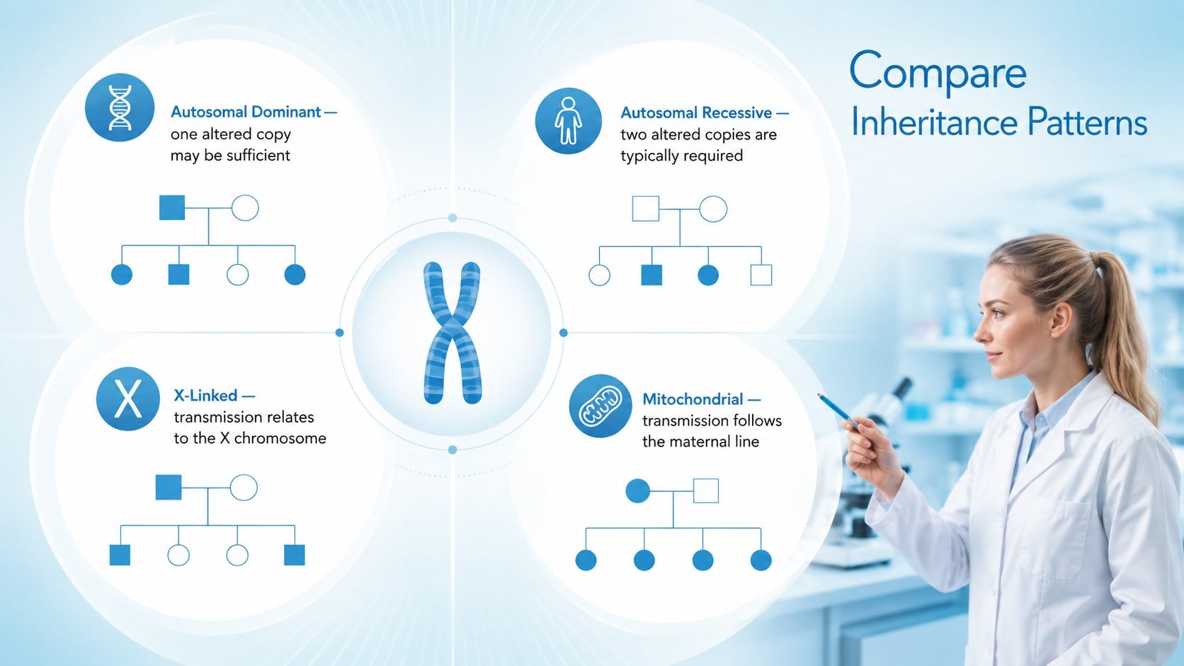 Clinical Genetics Teaching Deck presentation template, slide 6