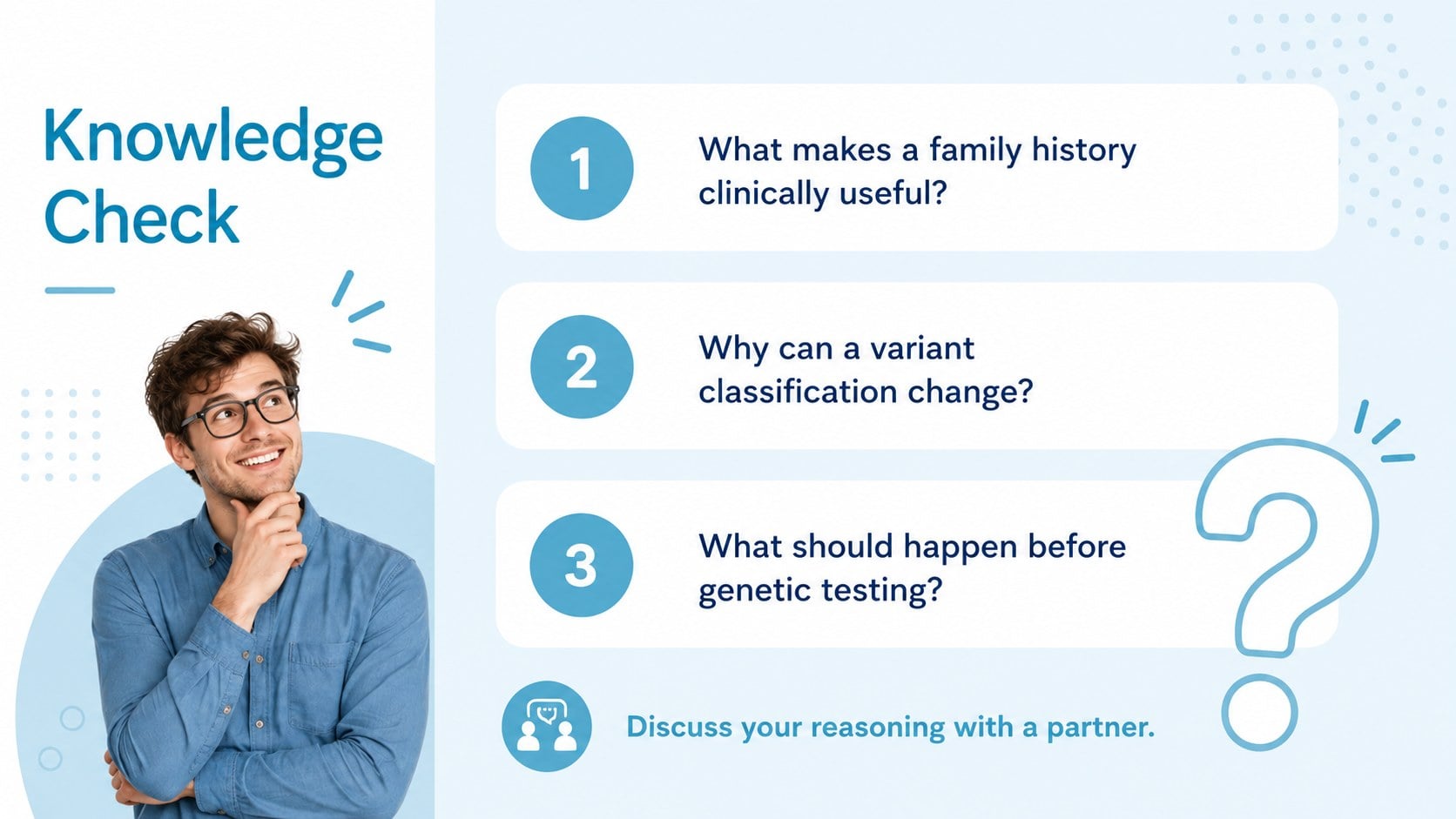 Clinical Genetics Teaching Deck presentation template, slide 12