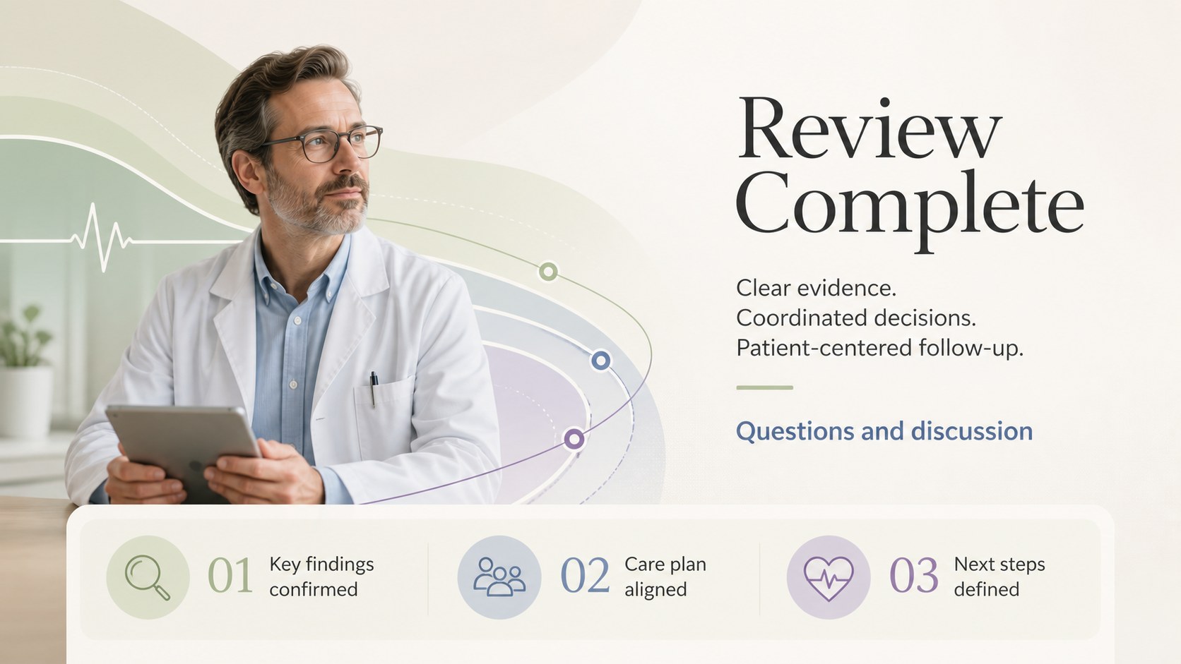 Clinical Patient Review Presentation presentation template, slide 15