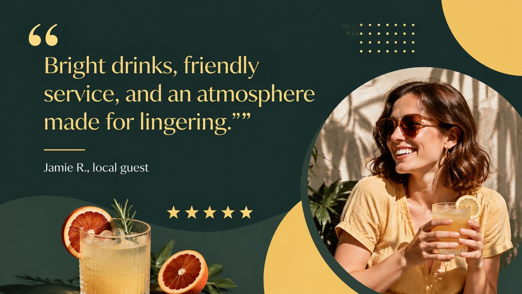 Modelo de apresentação Newsletter de Verão para Bar de Cocktails, slide 11