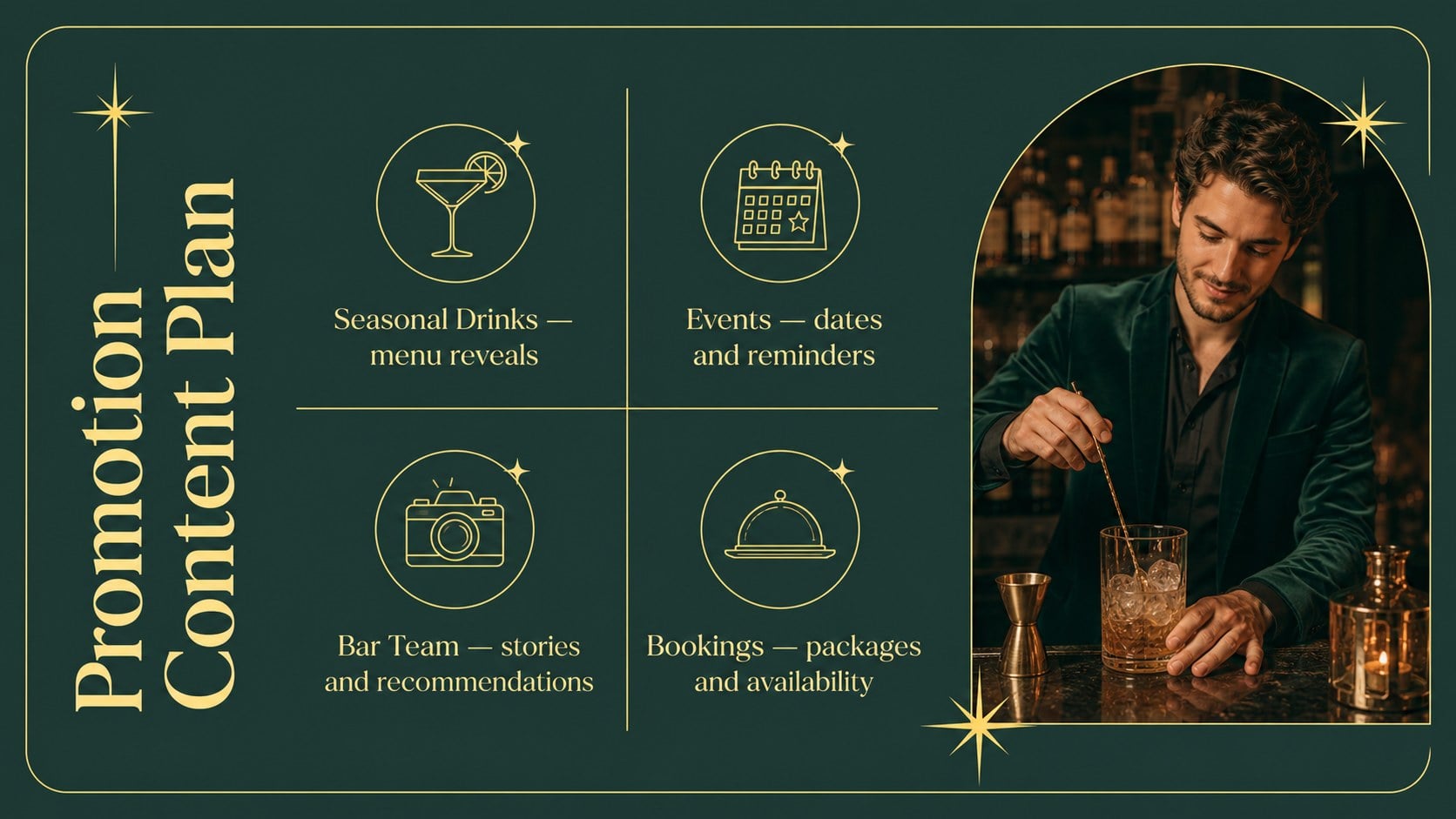 Modelo de apresentação Newsletter de Verão para Bar de Cocktails, slide 14
