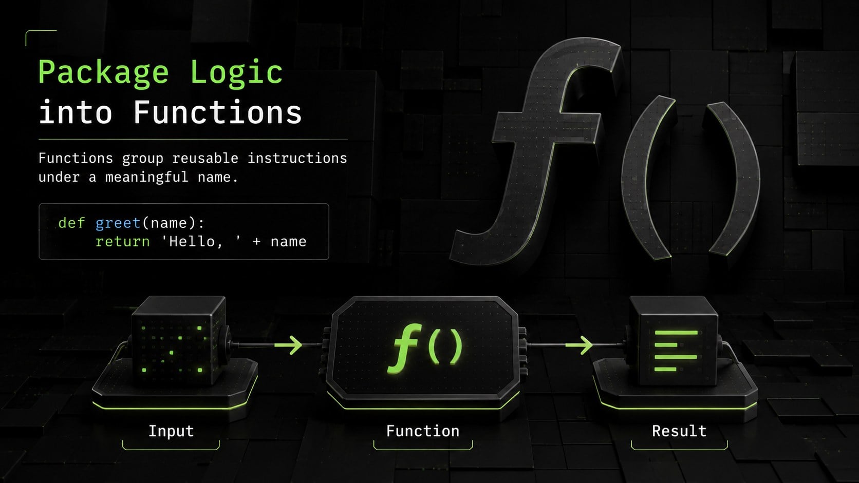 Coding Fundamentals Training Deck presentation template, slide 11