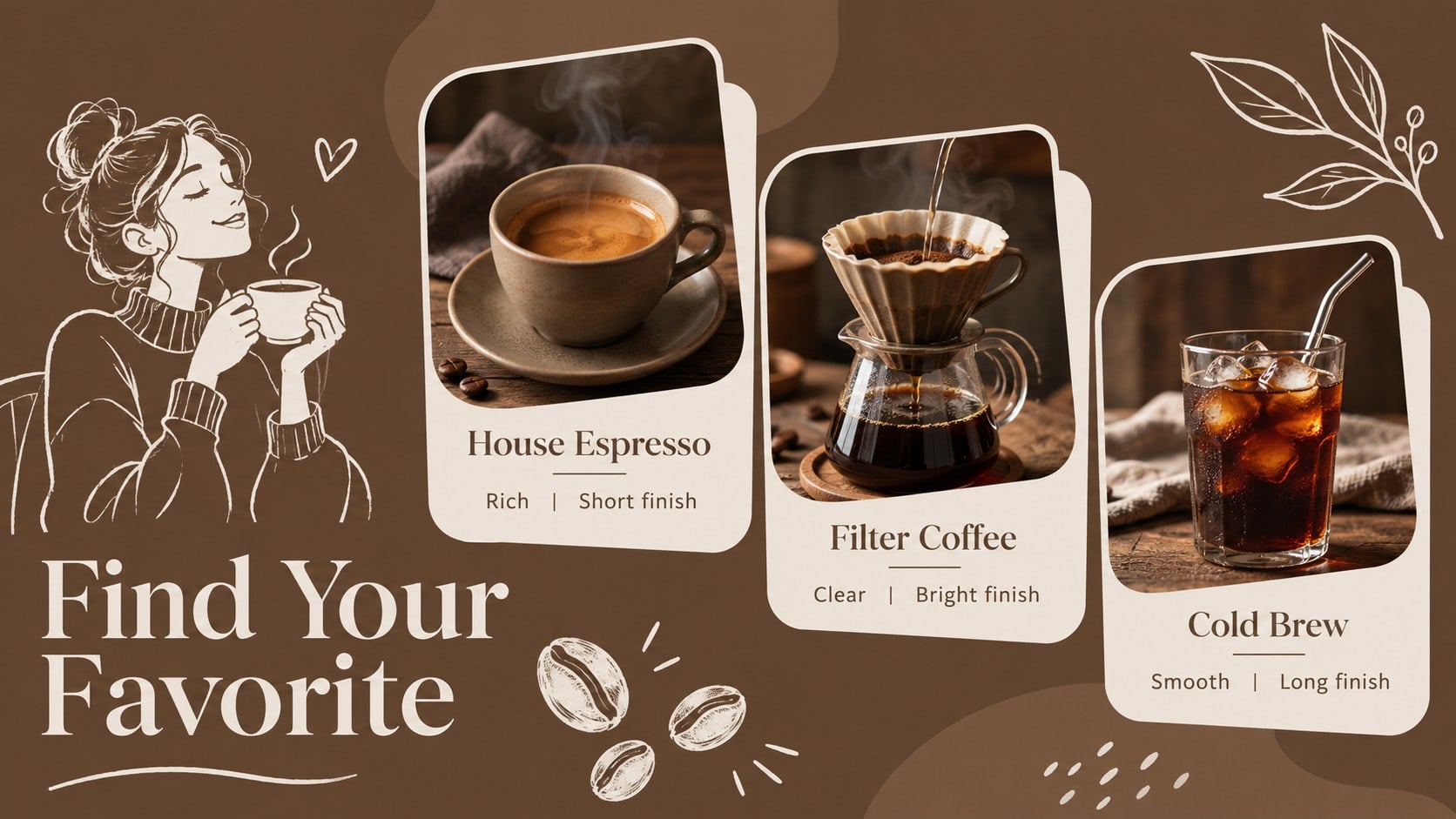 Coffee Shop Menu Slides: A Roaster's Story presentation template, slide 8
