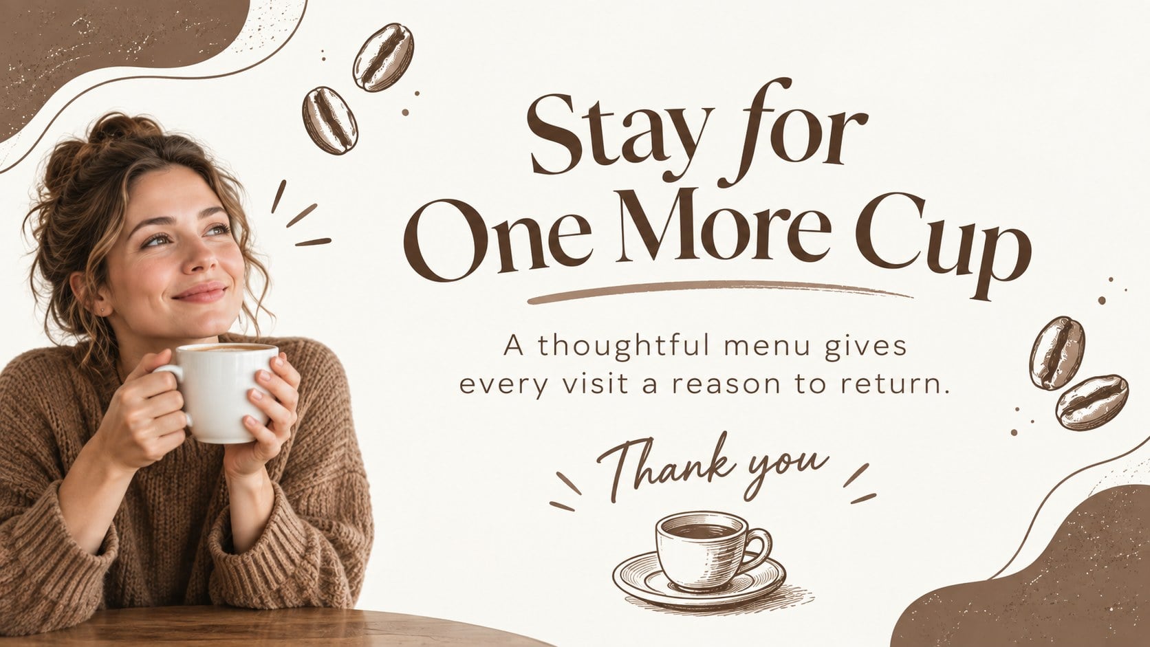 Coffee Shop Menu Slides: A Roaster's Story presentation template, slide 15