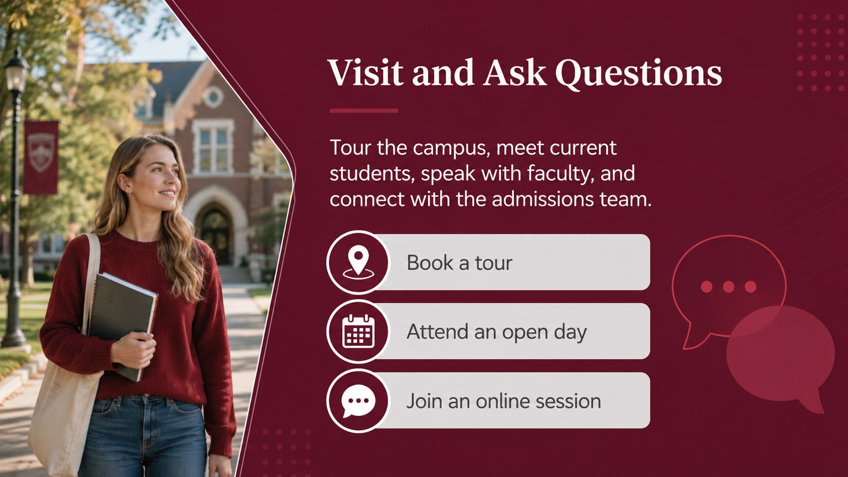 College Enrollment Orientation Deck presentation template, slide 11