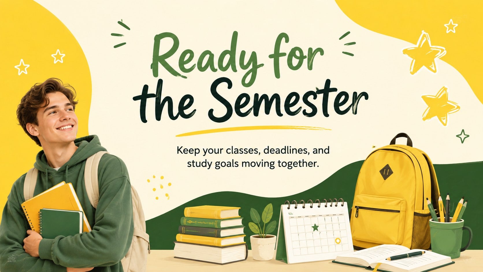 College Timetable and Study Planner presentation template, slide 15
