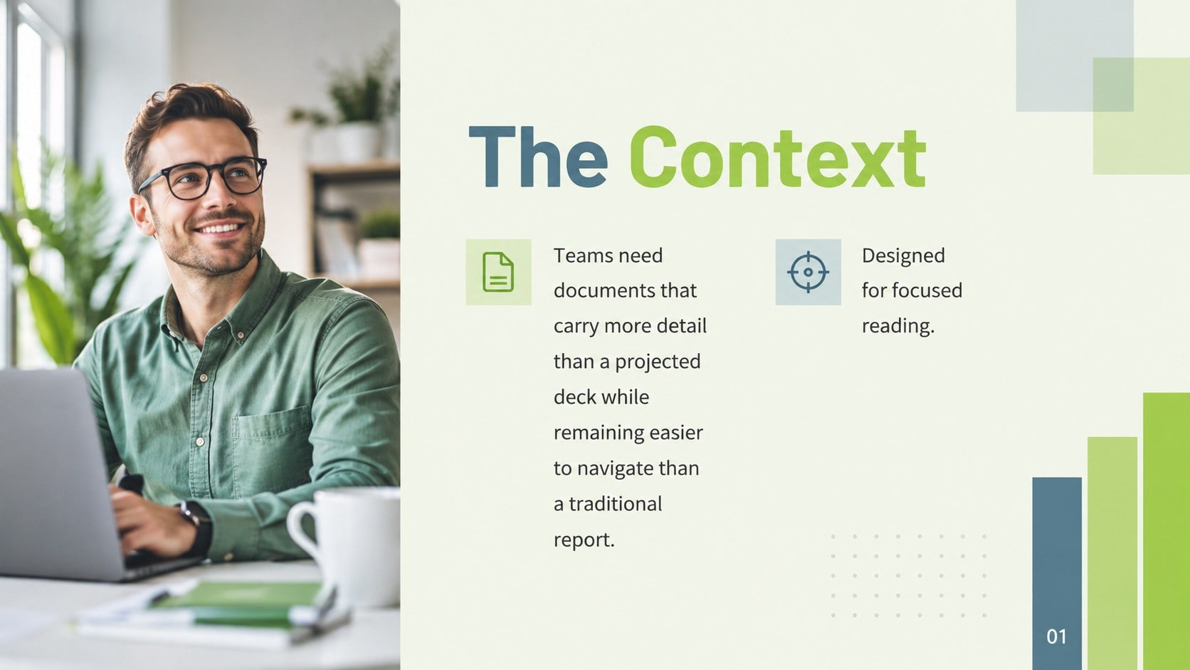 Color Block Slidedoc Kit presentation template, slide 4