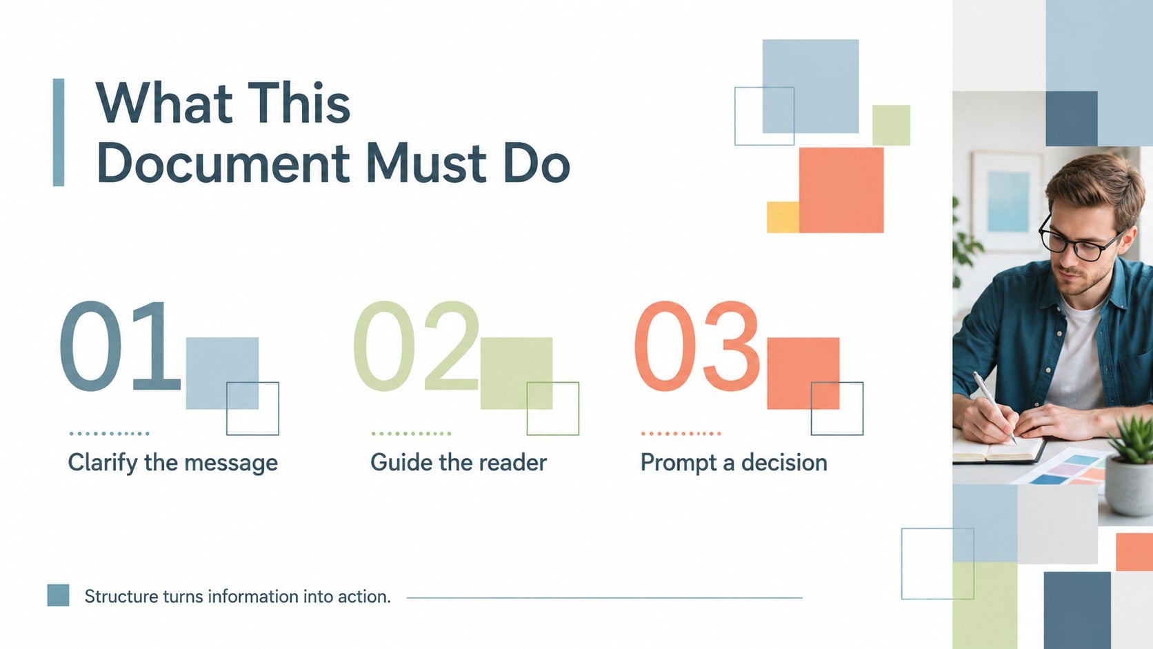 Color Block Slidedoc Kit presentation template, slide 5