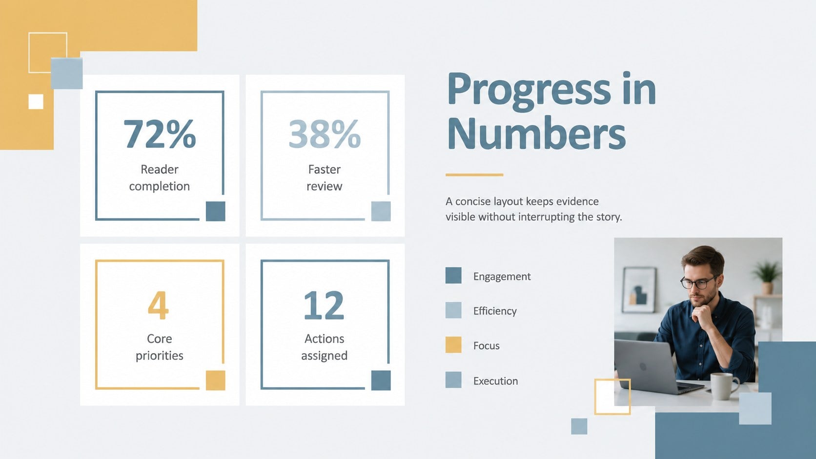 Color Block Slidedoc Kit presentation template, slide 8