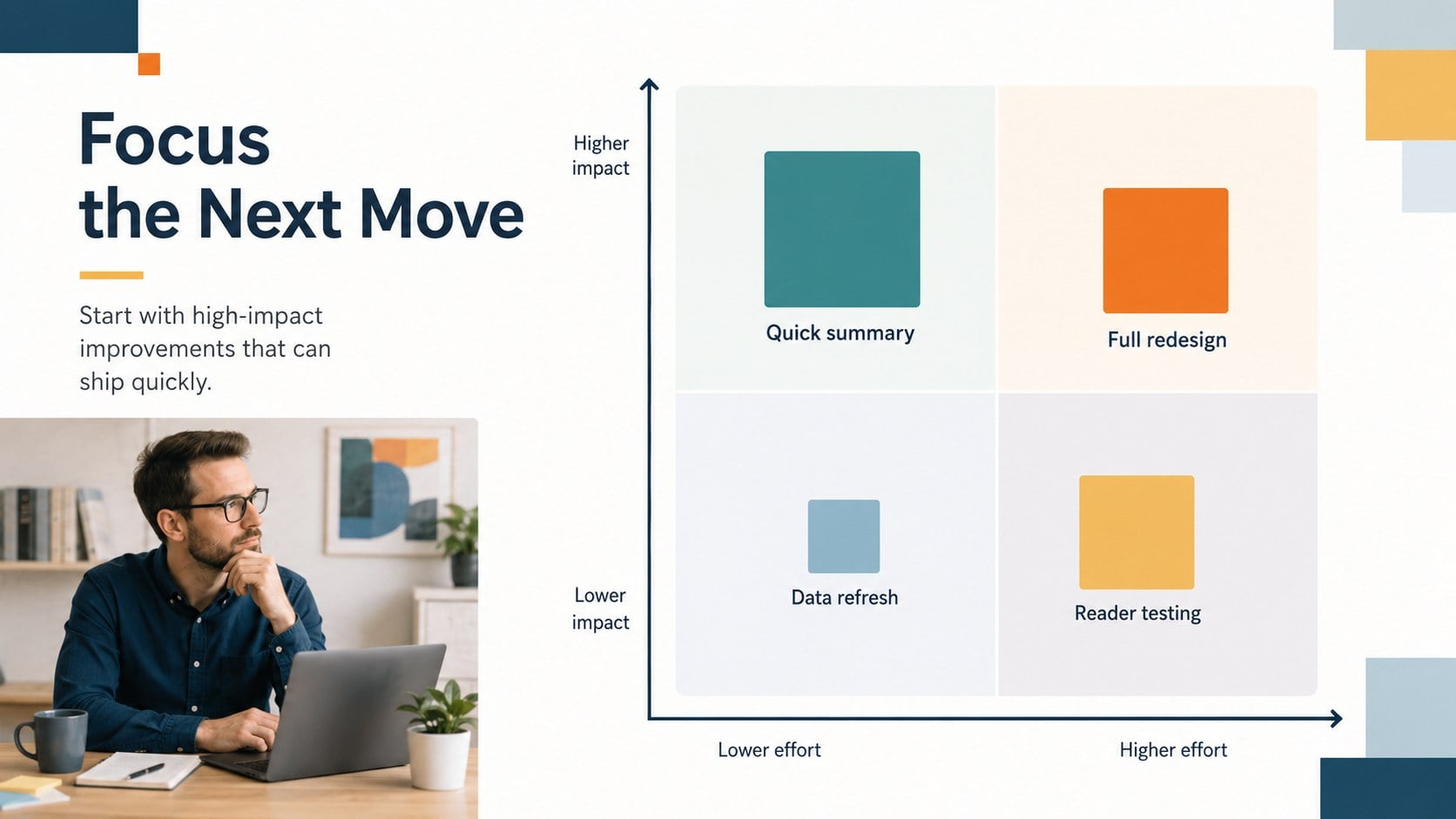 Color Block Slidedoc Kit presentation template, slide 12