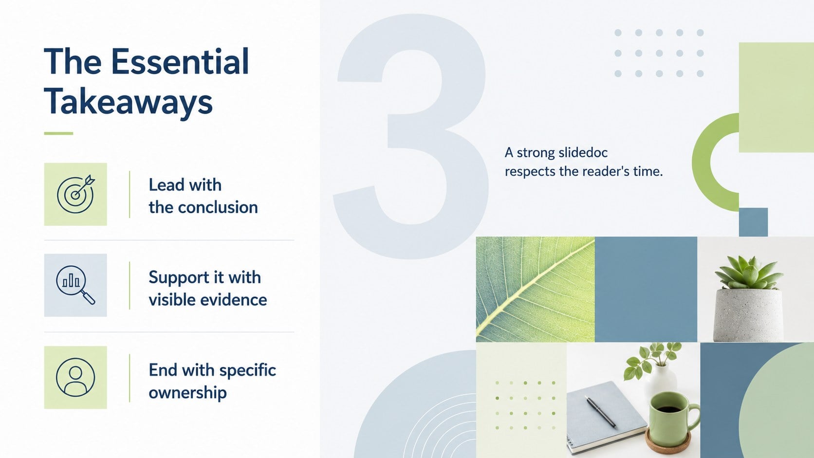 Color Block Slidedoc Kit presentation template, slide 15