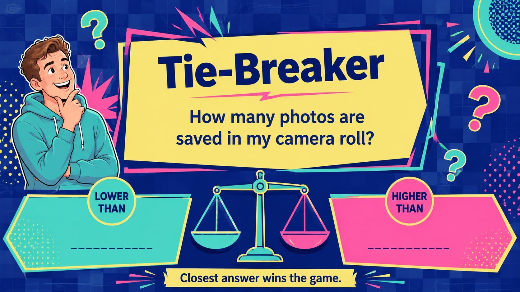 Colorful Friendship Trivia Game Deck presentation template, slide 13