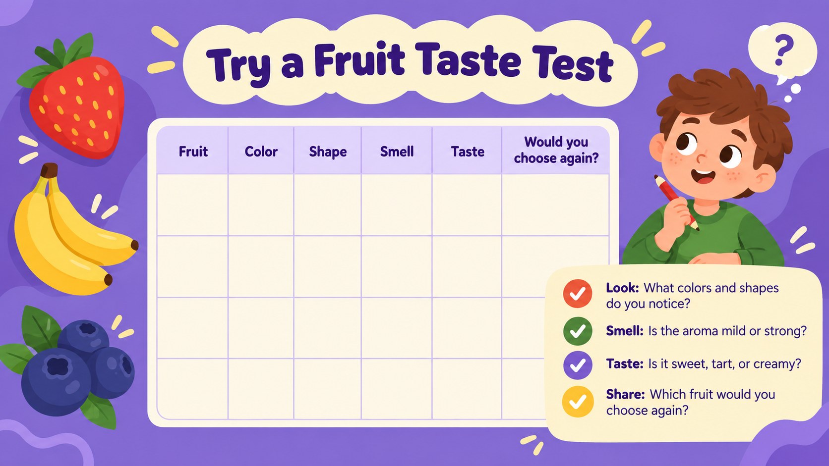 Colorful Fruit Presentation Theme for Playful Lessons presentation template, slide 9