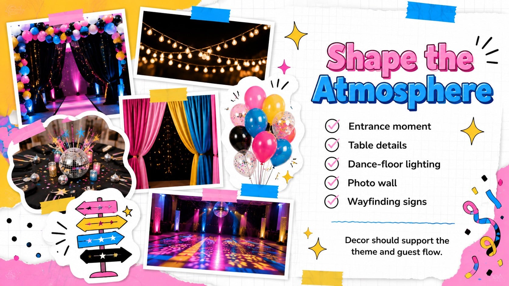 Colorful Prom Night Organizer Slides presentation template, slide 10