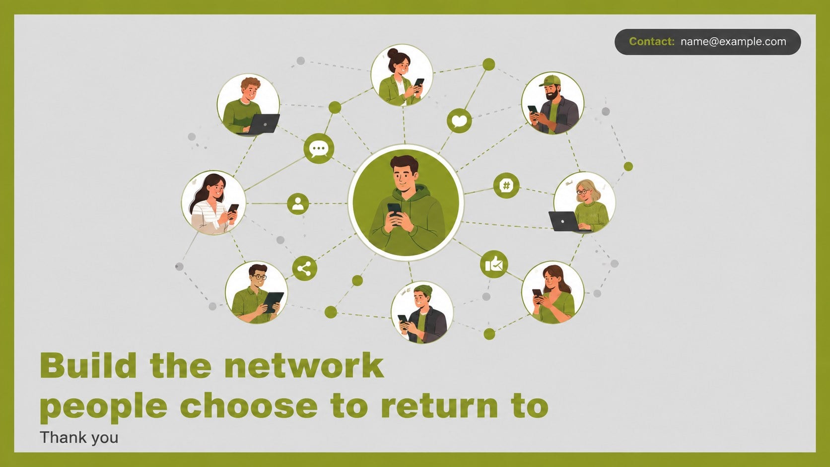 Community Platform Investor Story Deck presentation template, slide 15