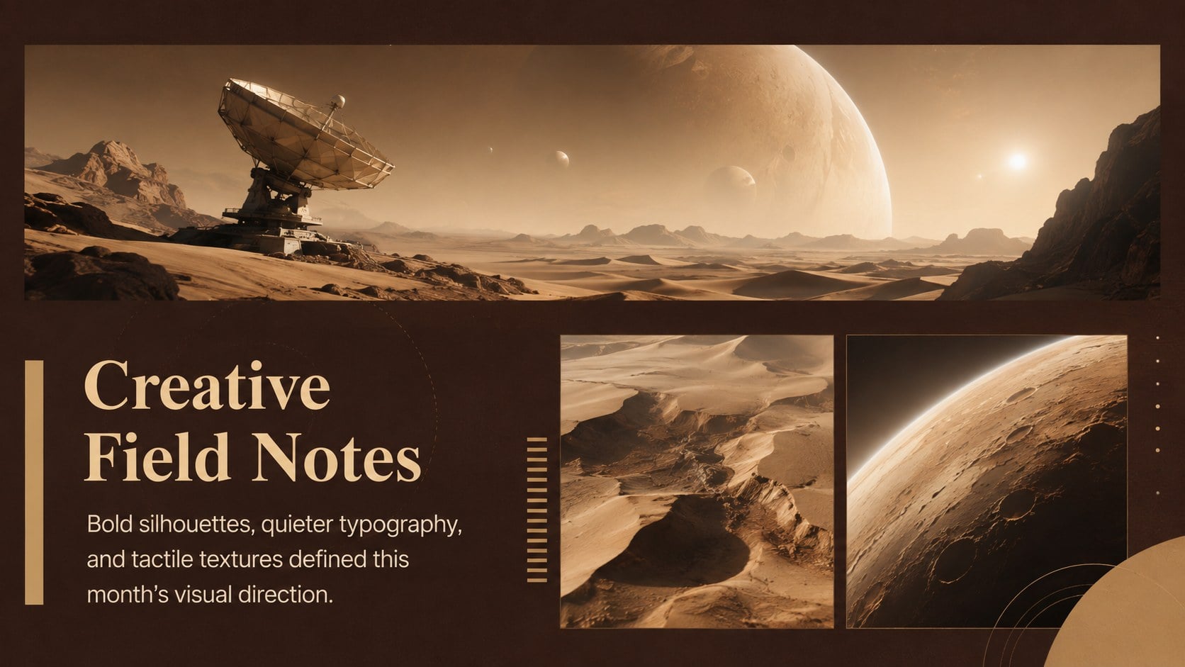Cosmic Desert Newsletter Deck presentation template, slide 10