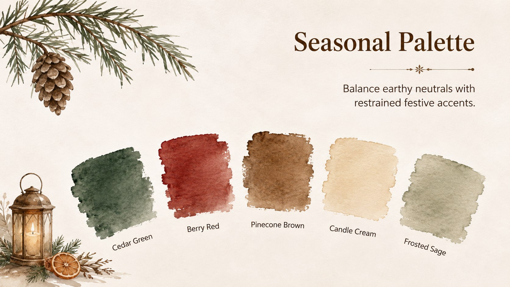 Cozy Holiday Foliage Slide Deck presentation template, slide 10