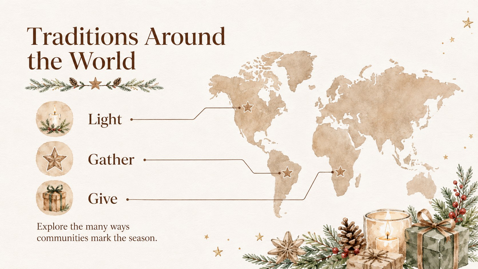 Cozy Holiday Foliage Slide Deck presentation template, slide 14
