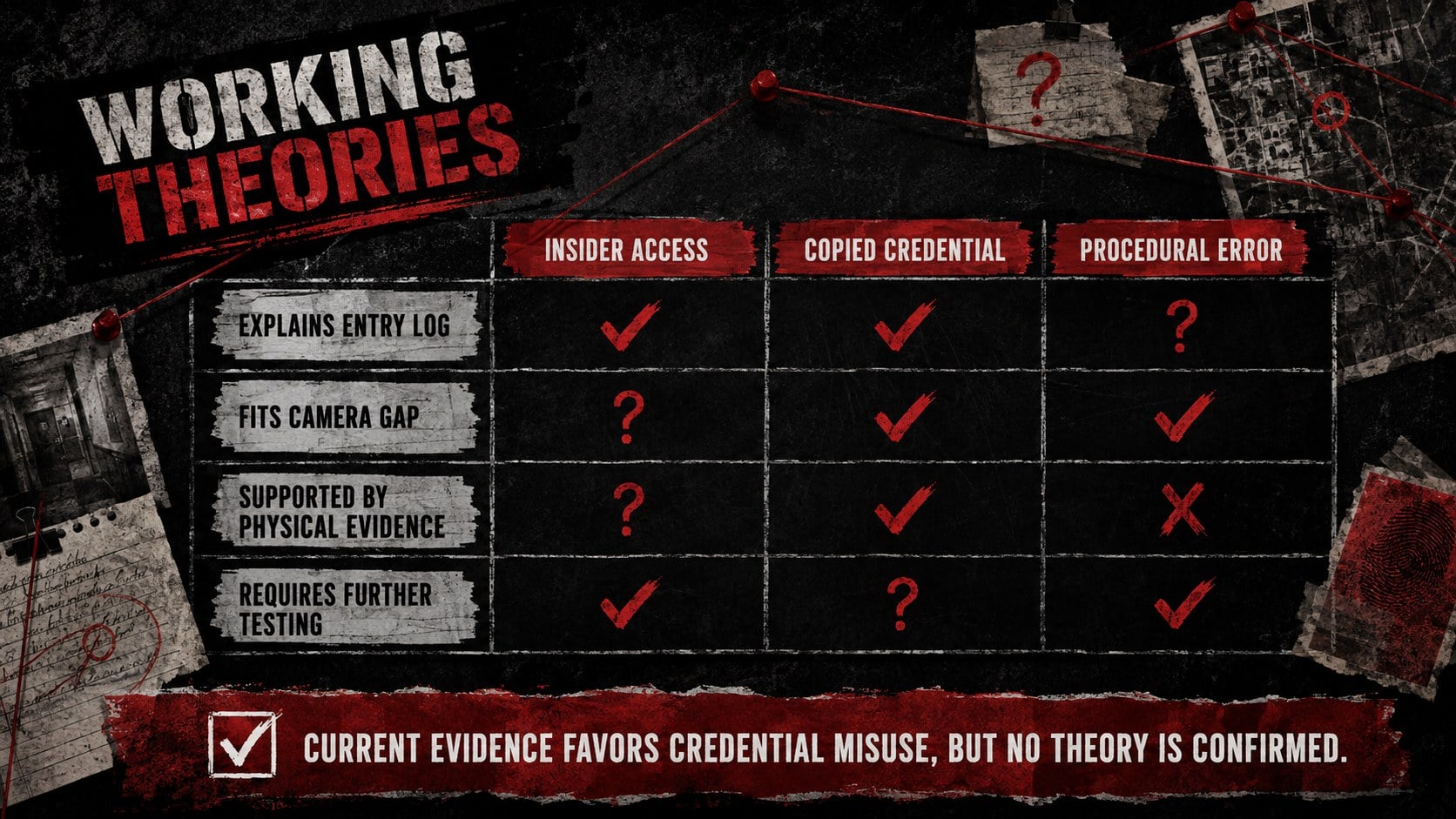 Criminal Case Evidence Briefing presentation template, slide 11