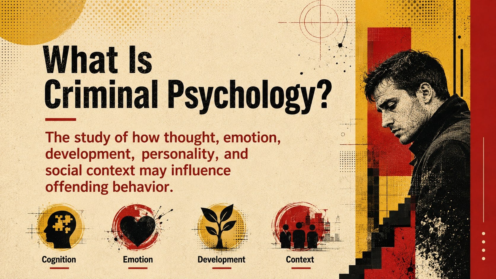 Criminal Psychology Theory Lecture Deck presentation template, slide 3