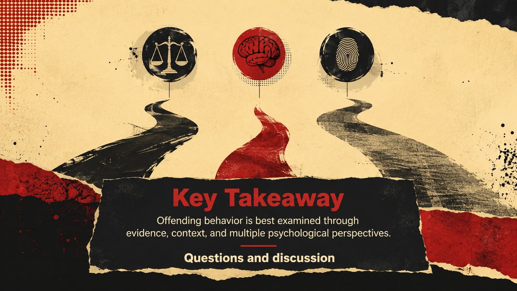 Criminal Psychology Theory Lecture Deck presentation template, slide 15