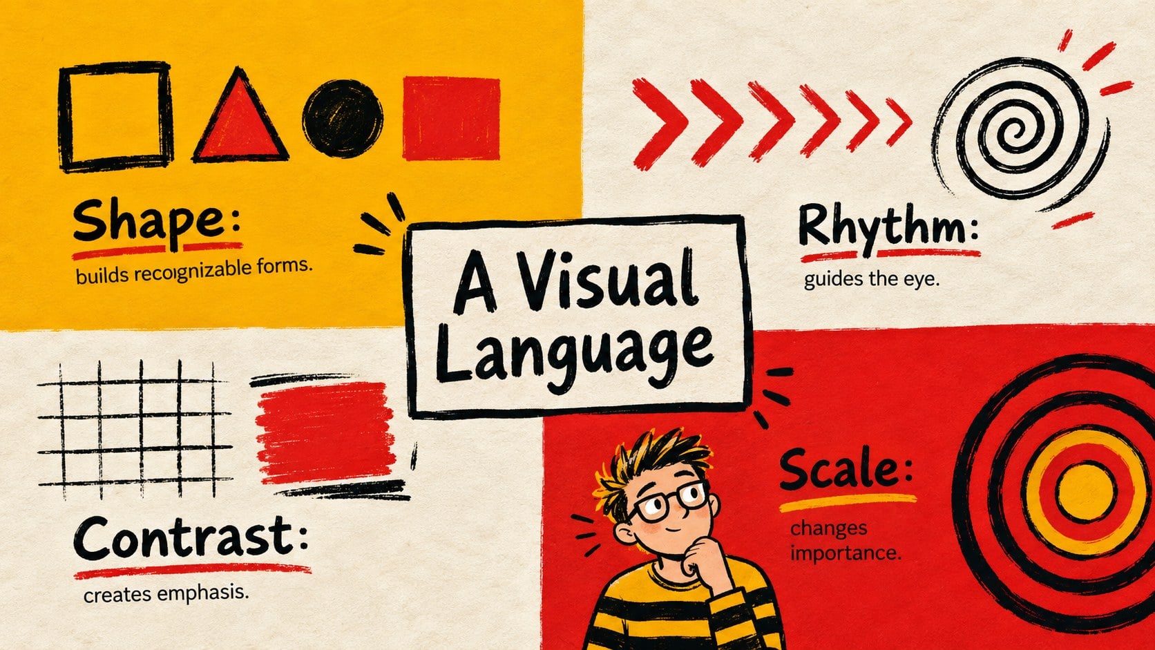 Cultural Motif Art Lesson Deck presentation template, slide 4