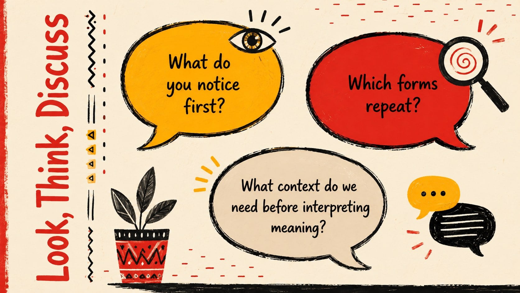 Cultural Motif Art Lesson Deck presentation template, slide 10