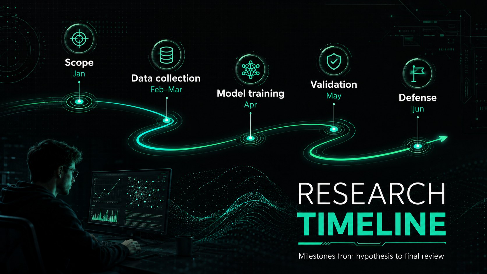 Cyberpunk Thesis Defense Presentation presentation template, slide 10