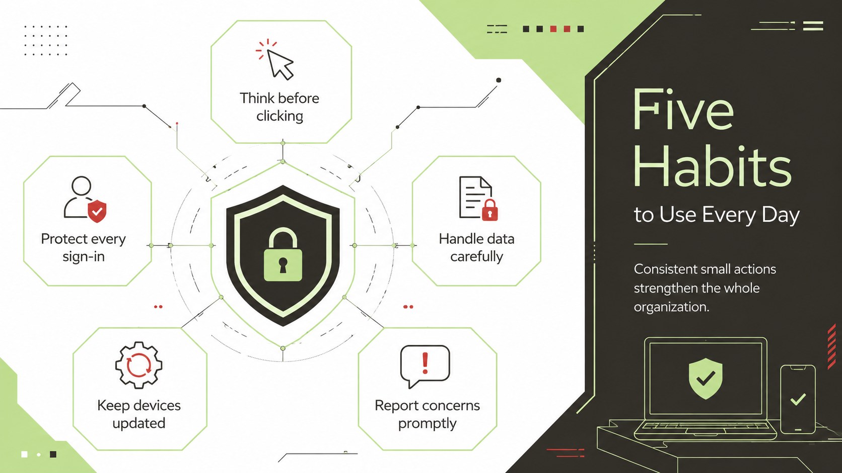 Cybersecurity Readiness Workshop Deck for Teams presentation template, slide 12