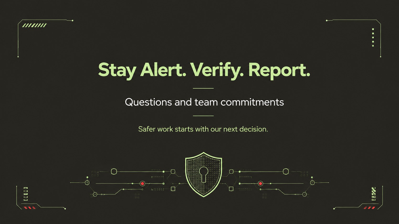 Cybersecurity Readiness Workshop Deck for Teams presentation template, slide 14