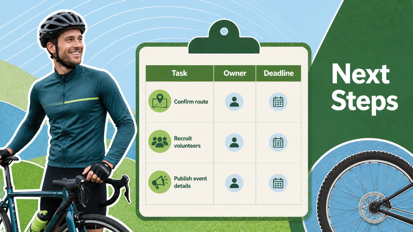 Modelo de apresentação Campanha de Conscientização sobre Bicicletas, slide 14