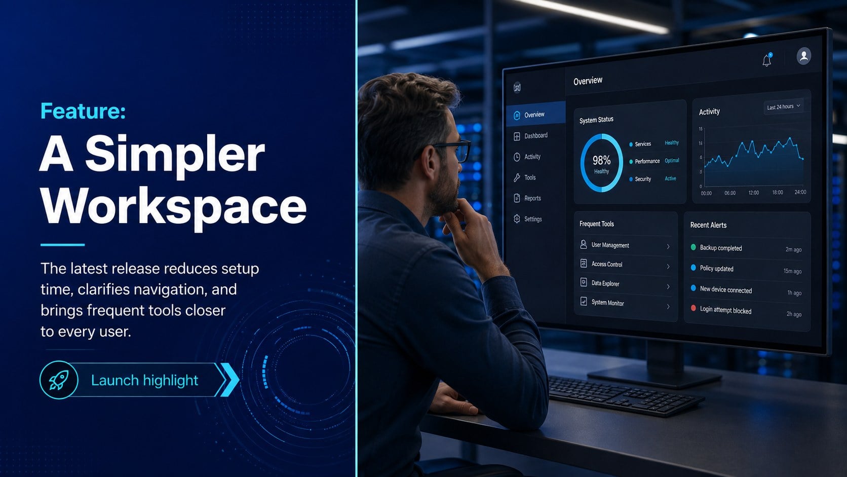 Digital Update Bulletin Deck presentation template, slide 13