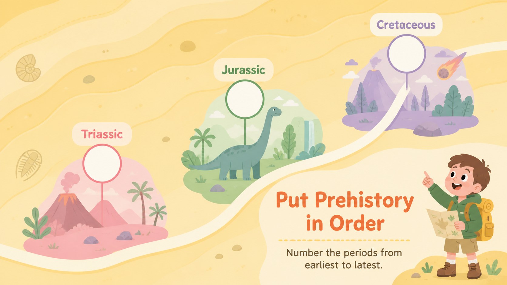 Modelo de apresentação Aventura Pré-Histórica com Dinossauros, slide 10