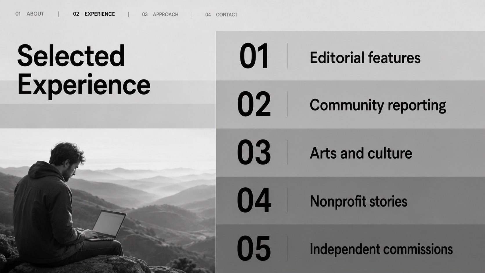 Documentary Photography Portfolio Deck presentation template, slide 11
