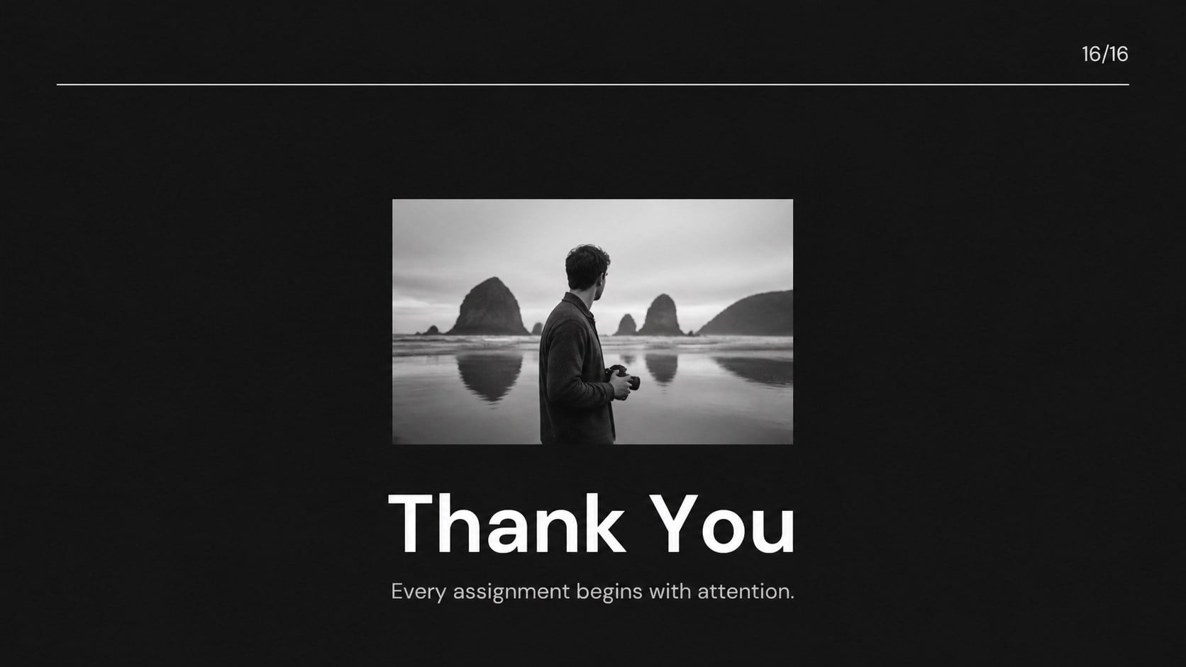 Documentary Photography Portfolio Deck presentation template, slide 15