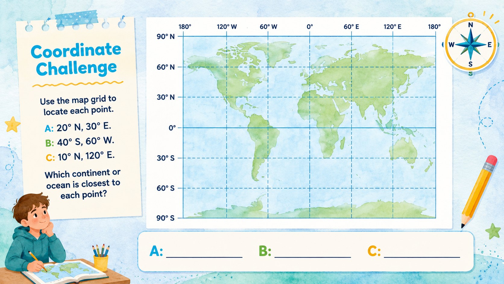 Earth Systems Geography Lesson Deck presentation template, slide 12