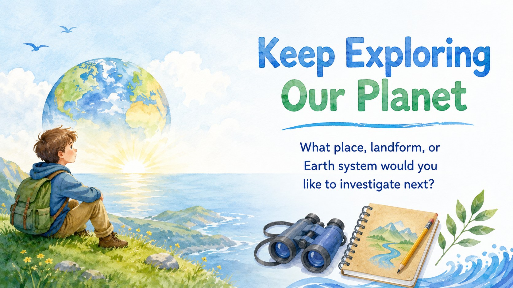 Earth Systems Geography Lesson Deck presentation template, slide 15
