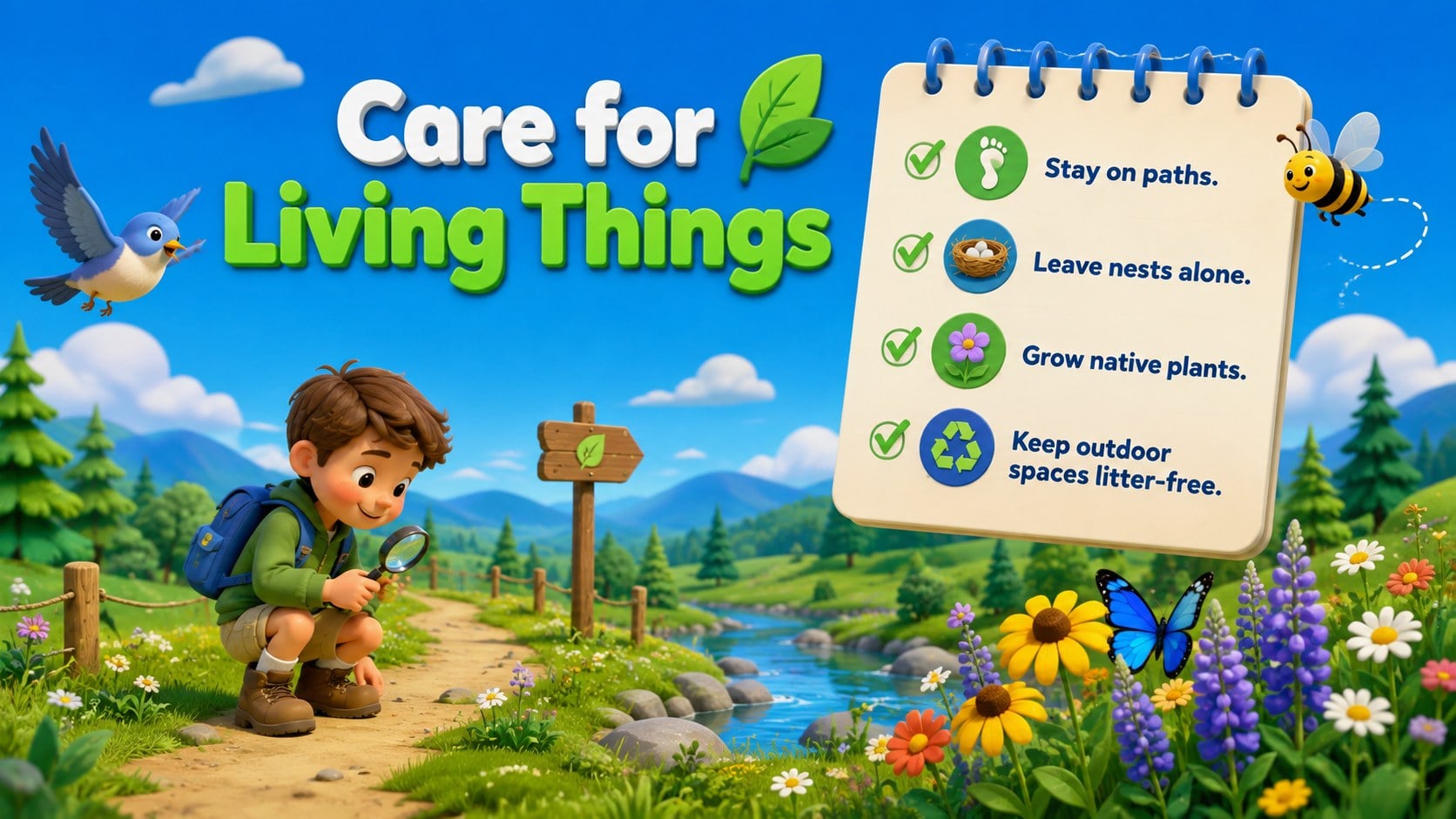 Eco-Friendly Habits Classroom Deck presentation template, slide 10