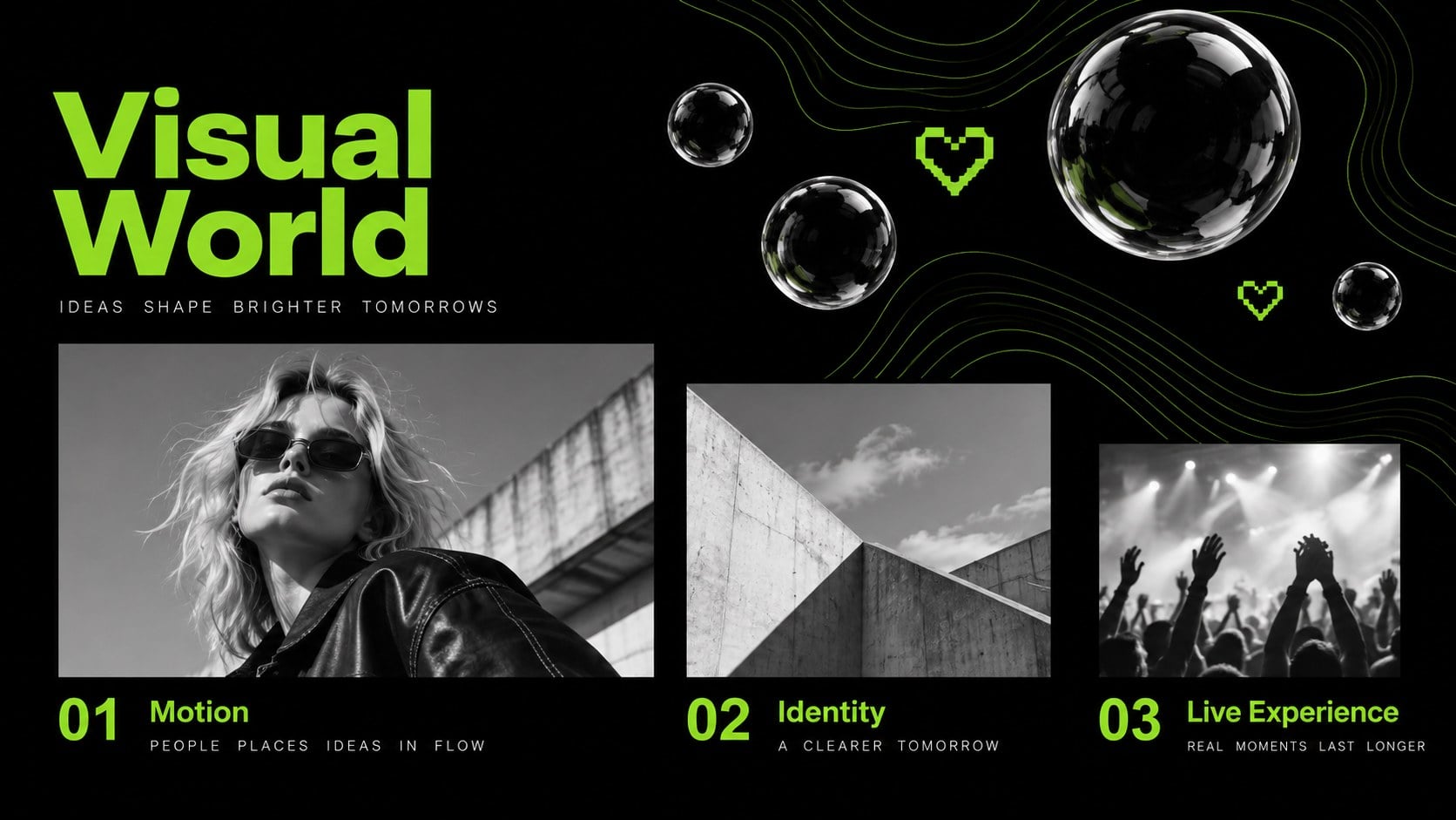 Modelo de apresentação Tema Y2K em Verde Elétrico, slide 10