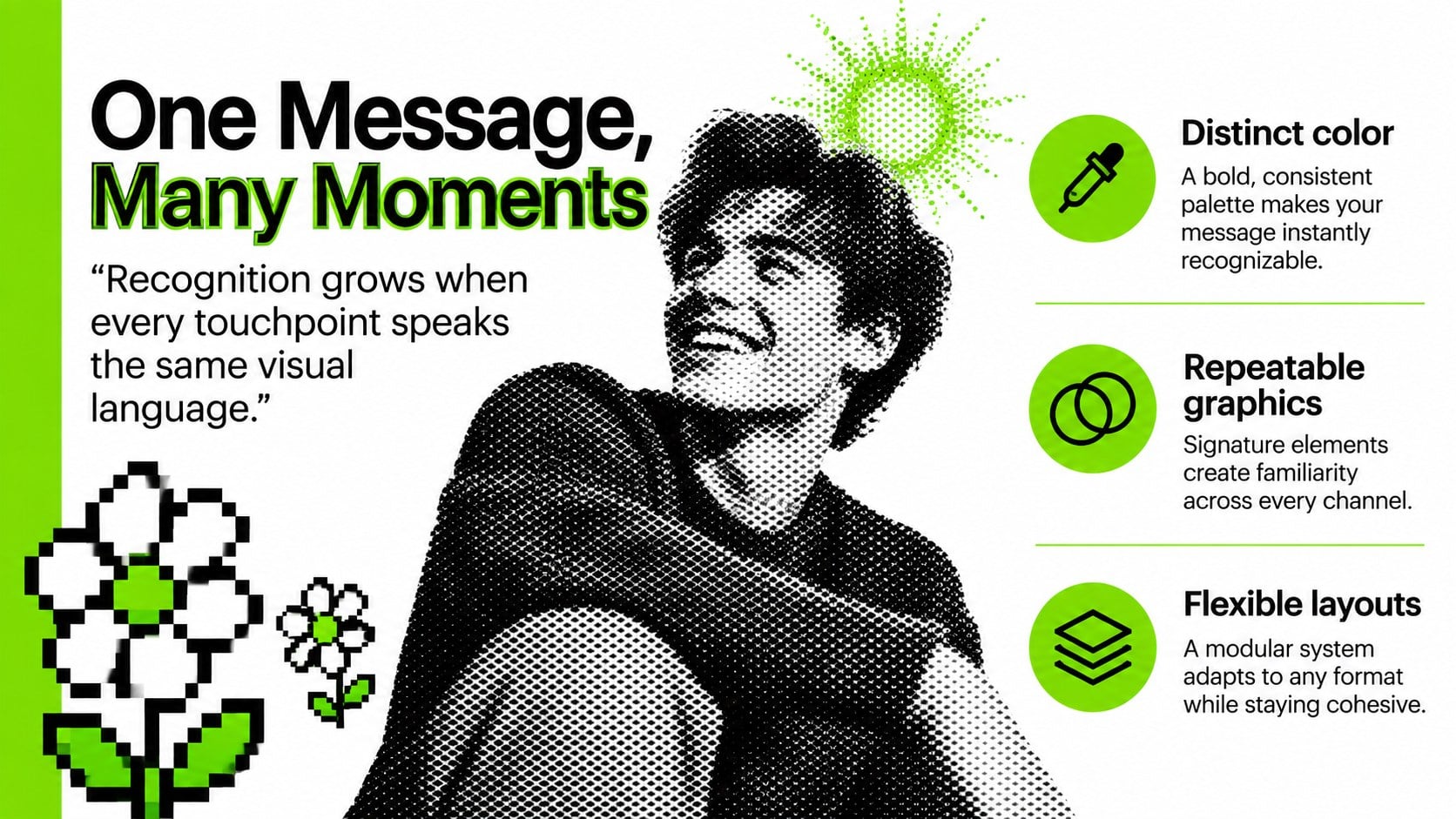 Modelo de apresentação Tema Y2K em Verde Elétrico, slide 13