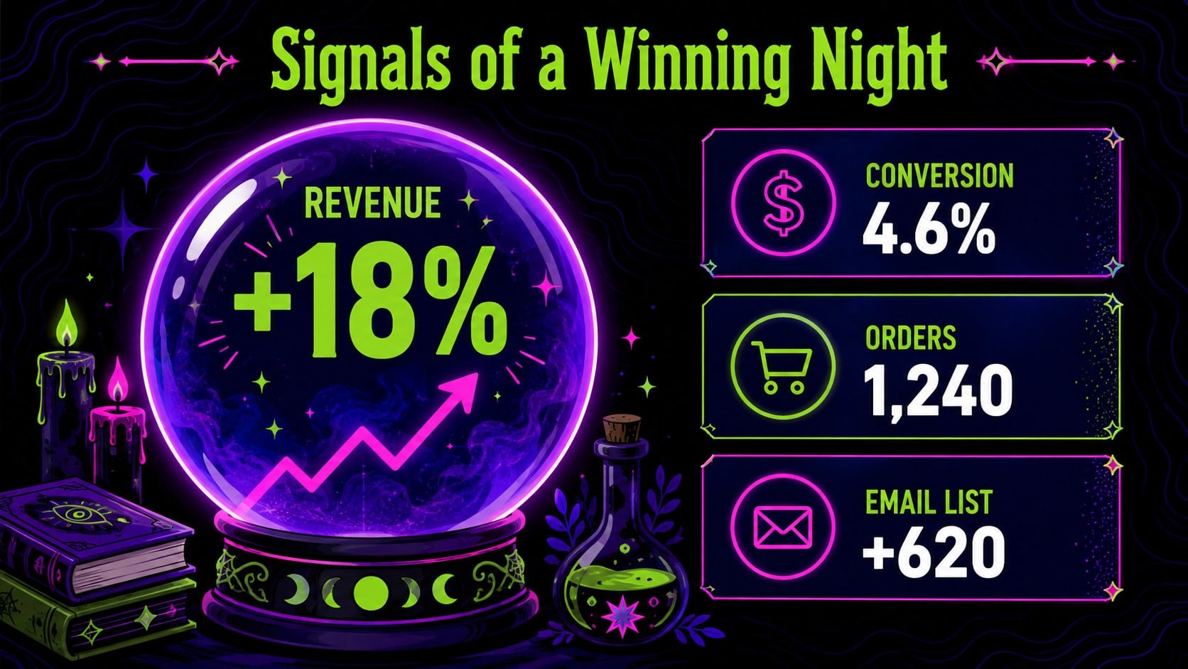 Electric Spooky Season Retail Promo Deck presentation template, slide 11